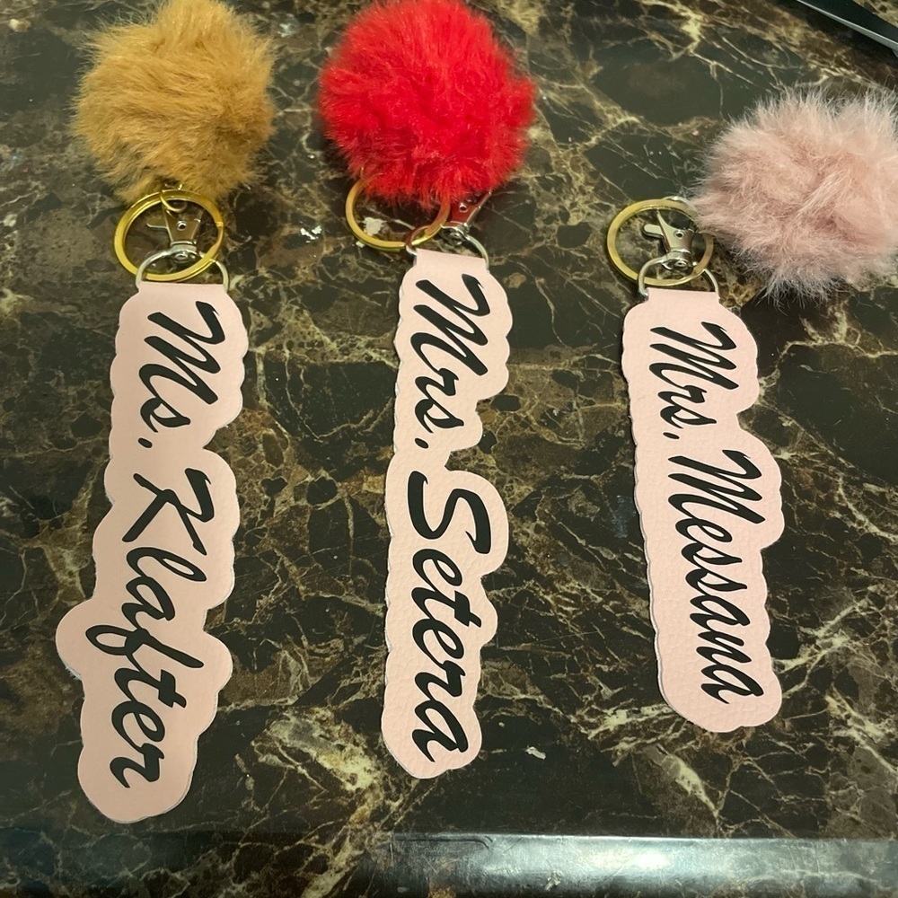 COPY - Homemade keychain name